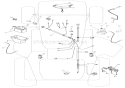 Electrical Diagram and Parts List for 936047 000101 Ariens Lawn Tractor