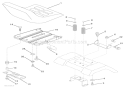 Seat Diagram and Parts List for 936047 000101 Ariens Lawn Tractor