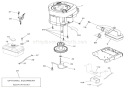 Engine Diagram and Parts List for 936049 000101 Ariens Lawn Tractor