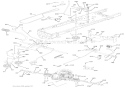 Drive Diagram and Parts List for 936050 000101 Ariens Lawn Tractor
