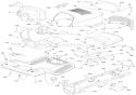 Chassis Diagram and Parts List for 936051 000101 Ariens Lawn Tractor