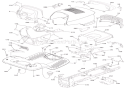 Chassis Diagram and Parts List for 936052 000101 Ariens Lawn Tractor