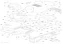 Chassis Diagram and Parts List for 936053 000101 Ariens Lawn Tractor