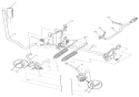 Mower Lift Diagram and Parts List for 936054 000101 Ariens Lawn Tractor