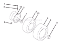 Part Location Diagram of 21547659 Ariens Tire, Front
