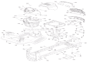 Chassis Diagram and Parts List for 936056 000101 Ariens Lawn Tractor
