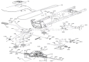 Drive Diagram and Parts List for 936056 000101 Ariens Lawn Tractor