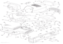 Chassis Diagram and Parts List for 936057 000101 Ariens Lawn Tractor