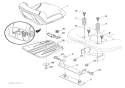Seat Assembly Diagram and Parts List for 936057 000101 Ariens Lawn Tractor
