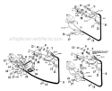 Electrical System Diagram and Parts List for 925013 002501 Ariens Lawn Tractor