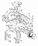 Drive Assembly Diagram and Parts List for 912009 000101 Ariens Lawn Tractor