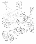 Linkage Assembly Diagram and Parts List for 925013 002501 Ariens Lawn Tractor