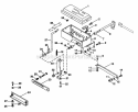 Speed Selector And Park Lock Diagram and Parts List for 931033 004001 Ariens Lawn Tractor