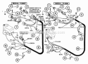 Electrical System Diagram and Parts List for 912009 008605 Ariens Lawn Tractor