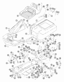 Frame Assembly Diagram and Parts List for 925017 000101 Ariens Lawn Tractor