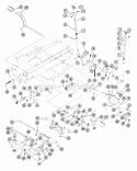 Linkage Assembly Diagram and Parts List for 925006 020344 Ariens Lawn Tractor