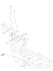 Height Of Cut Diagram and Parts List for 994302 000101 + Ariens Lawn Tractor Accessories