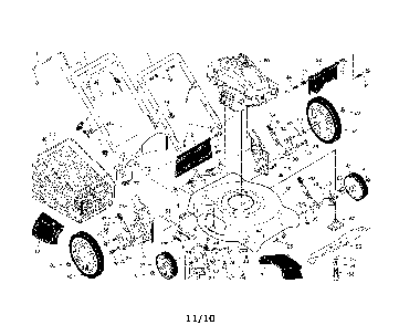 Lawn Mower Diagram and Parts List for A149K21 96136000602 Ariens Lawn Mower