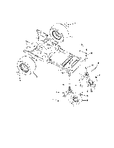 Wheels Diagram and Parts List for 99105600  Ariens Lawn Mower