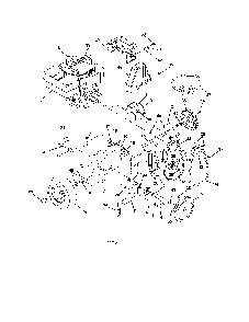 Engine/Belt Drive Diagram and Parts List for 93210400 101-999999 Ariens Snow Blower