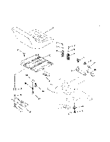 Seat Diagram and Parts List for A175BG42 96016002300 Ariens Lawn Tractor