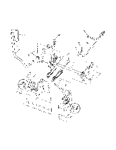 Mower Lift Diagram and Parts List for A25KH54 96046001800 Ariens Lawn Tractor