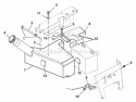 Gas Tanks Diagram and Parts List for 927063 000101 Ariens Lawn Tractor