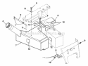 Gas Tank Diagram and Parts List for 927061 000400 Ariens Lawn Tractor