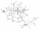 Gas Tank Diagram and Parts List for 927067 000101 Ariens Lawn Tractor