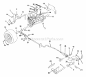 Rear Wheel And Hydro Drive Diagram and Parts List for 927067 000101 Ariens Lawn Tractor