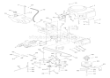 Engine, Fuel Tank & Belt Drive Diagram and Parts List for 936022 000101 Ariens Lawn Tractor