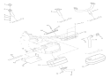 Exhaust Diagram and Parts List for 936027 000101 Ariens Lawn Tractor