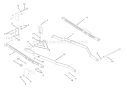 Hanger Arm 40" Diagram and Parts List for 936027 000101 Ariens Lawn Tractor