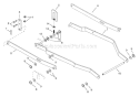40" Hanger Arm Diagram and Parts List for 936014 000101 Ariens Lawn Tractor