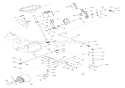 Steering Diagram and Parts List for 936014 000101 Ariens Lawn Tractor
