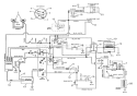 Electrical Diagram and Parts List for 936307 000101 Ariens Lawn Tractor
