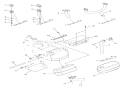 Exhaust Diagram and Parts List for 936014 000101 Ariens Lawn Tractor
