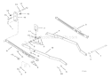 48" Hanger Arm Diagram and Parts List for 936021 000101 Ariens Lawn Tractor