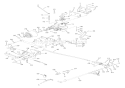 Rear Wheel & Hydro Drive Diagram and Parts List for 936023 000101 Ariens Lawn Tractor