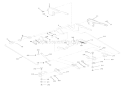 Attachment Lift Diagram and Parts List for 936023 000101 Ariens Lawn Tractor