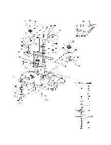 Belts/idlers/blades Diagram and Parts List for 99280700  Ariens Lawn Mower
