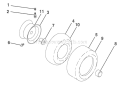 Part Location Diagram of 21546024 Ariens Cap.hub.axle.w.gry.1.50 X 1.00