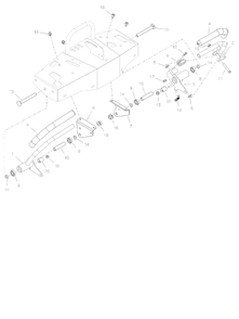 Drive Controls Diagram and Parts List for 994302 000101 + Ariens Lawn Tractor Accessories