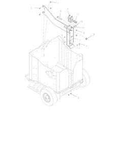 Hood Latch Diagram and Parts List for 897003 001000 + Ariens Miscellaneous