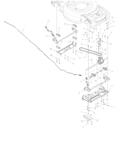 Axles And Transmission Diagram and Parts List for 911608 032000 + Ariens Lawn Mower