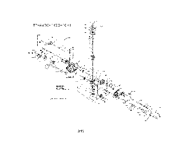 Transaxle Diagram and Parts List for A20K46YT 96046000300 Ariens Lawn Tractor