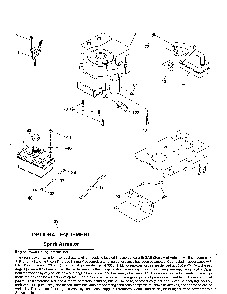 Engine Diagram and Parts List for 936060  Ariens Lawn Tractor
