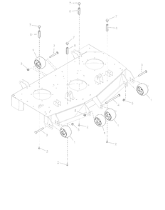 Anti-Scalp Wheels - 48-Inch - Sd Diagram and Parts List for 998307 001000 + Ariens Lawn Tractor
