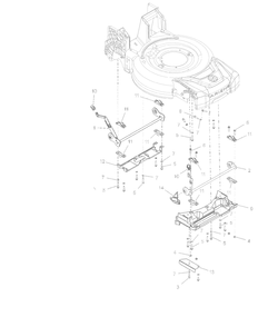 Axles Diagram and Parts List for 911607 000101 - 003499 Ariens Lawn Mower