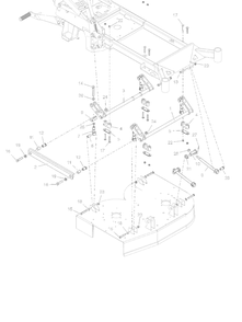 Deck Lift Diagram and Parts List for 994302 000101 + Ariens Lawn Tractor Accessories
